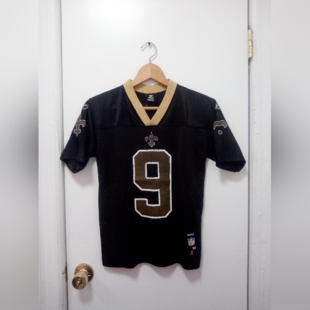 New Orleans Saints #9 Brees Team Apparel Reebok Jersey Sz M